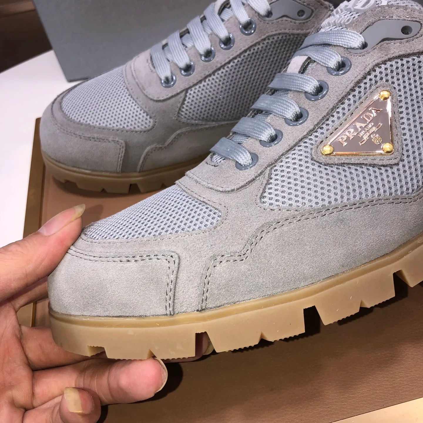 Men's shoes 💰540💰[PRADA] Top original, new season, high-quality original cow products, top imported calfskin with original imported glue, imported cowhide inside with original cowhide feet, original outsole! Quality guaranteed! Code 38-45 (45 customized)
